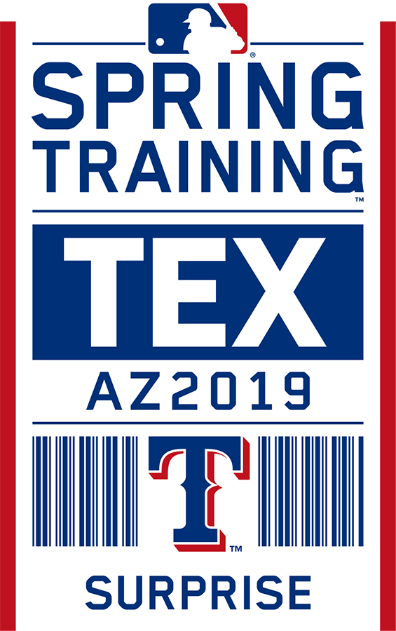 Texas Rangers 2019 Event Logo iron on paper